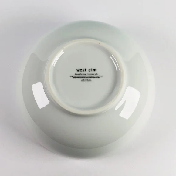 West Elm Organic Porcelain Serving Bowl - White, Medium - Picture 4 of 4